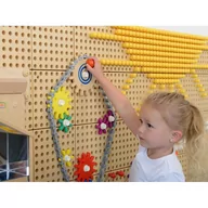 Mały naukowiec - Masterkidz Koła Zębate Zbuduj Własny Mechanizm - Tablica Naukowo-Kreatywna  STEM - miniaturka - grafika 1