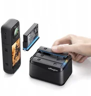 Akcesoria do kamer sportowych - Ładowarka Usb Na 3x Akumulator Bateria Do Insta360 X5 / Insta 360 X 5 / Amagisn / Tbd06060566 / Pf12 - miniaturka - grafika 1