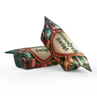 Cukierki - Krówki świąteczne reklamowe z logo – ręcznie pakowane 1 kg - miniaturka - grafika 1