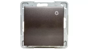 Ospel Impresja antracyt łącznik światło ŁP-5Y/m/50 ŁP-5Y/m/50 - Wyłączniki światła i elektryczne - miniaturka - grafika 1