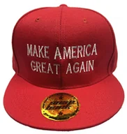 Czapki i chusty sportowe męskie - CZAPKA PROSTY DASZEK HAFT MAKE AMERICA GREAT AGAIN - miniaturka - grafika 1
