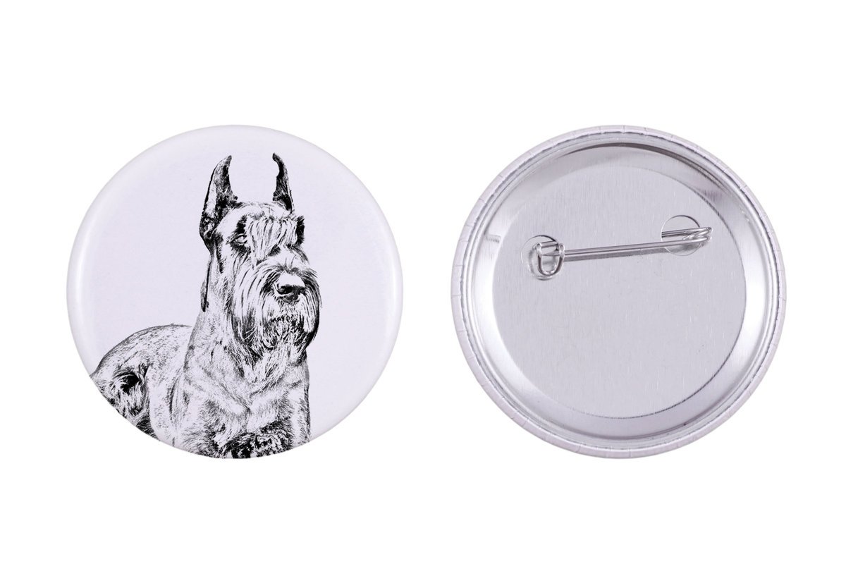 Sznaucer, Schnauzer I - przypinka z twoim psem, dodaj własne foto, marka Art-Dog