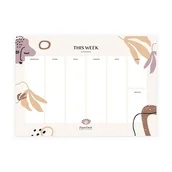 Planery - Tygodniowy Planner A4 Z Abstrakcyjnym Motywem Odette - miniaturka - grafika 1