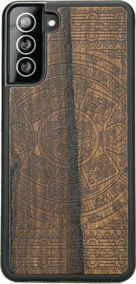 BeWood Drewniane Etui Samsung Galaxy S21 KALENDARZ AZTECKI ZIRICOTE