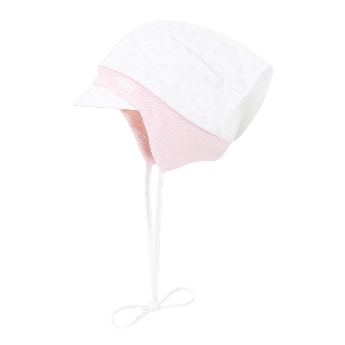 Czapka niemowlęca wiązana z daszkiem Döll r.43