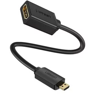Ugreen Ugreen kabel przewód przejściówka adapter HDMI - micro HDMI 19 pin 20cm czarny (20134) 20134-ugreen - Adaptery i przejściówki - miniaturka - grafika 2