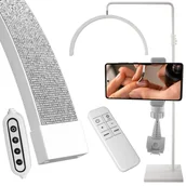 Lampy kosmetyczne - BioSphere™ Lampa kosmetyczna 36W stojąca biała łuk - miniaturka - grafika 1