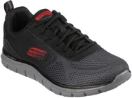 Buty sportowe męskie - Skechers buty męskie Track Ripkent 232399 BKCC - czarne 48,5 U - miniaturka - grafika 1