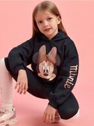 Swetry dla dziewczynek - Sinsay - Bluza z kapturem Myszka Minnie - granatowy - miniaturka - grafika 1