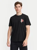 Koszulki męskie - Blend T-Shirt 20717961 Czarny Regular Fit - miniaturka - grafika 1