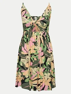 Roxy Sukienka letnia Evening Glow Again ERJWD03787 Kolorowy Regular Fit - Sukienki - miniaturka - grafika 1