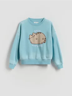 Reserved - Bluza Pusheen - jasnoniebieski - Bluzy dla dziewczynek - miniaturka - grafika 1