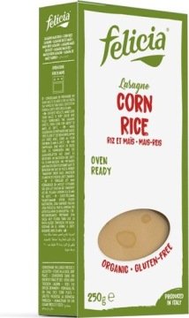 Bio makaron lasagne kukurydziano-ryżowy 250 g Felicia