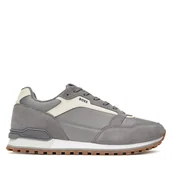 Sneakersy męskie - Sneakersy BOSS Parkour 50523221 Szary - miniaturka - grafika 1