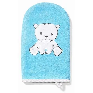 BabyOno Myjka kąpielowa bambusowa z aplikacją niebieska - Inne akcesoria do pielęgnacji dzieci - miniaturka - grafika 1