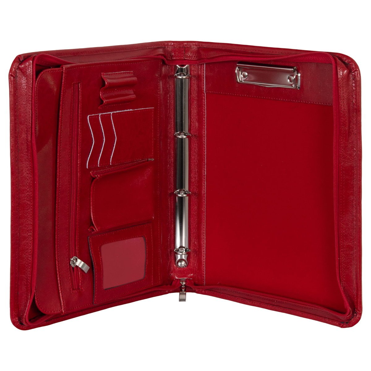 Aktówka skórzana Tizano BWS01 czerwona