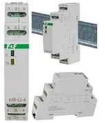 Inne akcesoria elektryczne - F&F MAX-MB-LI-4LO licznik impulsów z wyjściem MODBUS RTU, 4-kanałowy, 1 moduł - miniaturka - grafika 1