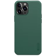 Etui i futerały do telefonów - Nillkin Super Frosted Shield wzmocnione etui pokrowiec + podstawka iPhone 13 Pro Max zielony - miniaturka - grafika 1