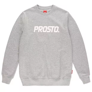 Bluza Prosto Klasyk Crewneck Yimello KL232MSWE1053 - szara - Bluzy sportowe męskie - miniaturka - grafika 1
