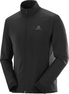 Kurtki męskie - Kurtka męska Salomon  Agile Softshell Jacket Black M - miniaturka - grafika 1