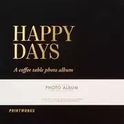 Albumy fotograficzne - Fotoalbum - Happy Days Black (S) | PRINTWORKS - miniaturka - grafika 1