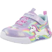 Buty trekkingowe dziecięce - Tenisówki Skechers Model Unicorn Chaser Kolor Fioletowy - miniaturka - grafika 1