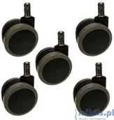 Fotele i krzesła biurowe - Kółka do fotela biurowego na panele i parkiet - 60 mm - miniaturka - grafika 1