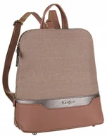 Plecaki - Stylowy plecak damski o ciekawej, melanżowej fakturze  David Jones - miniaturka - grafika 1