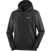 Bluzy sportowe męskie - BLUZA MĘSKA SALOMON LOGO FZ M C25217 - miniaturka - grafika 1