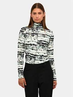 Bluzki damskie - Karen by Simonsen Bluzka Marbel 10104743 Kolorowy Slim Fit - miniaturka - grafika 1