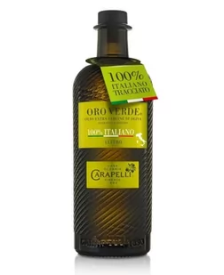 Carapelli Oro Verde Olio Extra Vergine - oliwa z oliwek (1 L) - Worki na śmieci - miniaturka - grafika 1