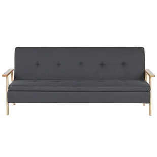 Sofa Rozkładana Ciemnoszara Tjorn - Sofy i kanapy - miniaturka - grafika 1
