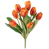 Sztuczne kwiaty - Bukiet tulipanów 9 główek 45 cm mix kolorów - miniaturka - grafika 1