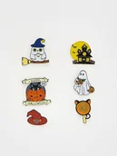 Akcesoria i dodatki do ubrań dla dzieci - Reserved - Zestaw broszek Halloween - pomarańczowy - miniaturka - grafika 1