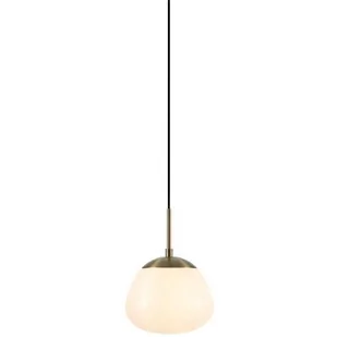 Szklana lampa wisząca Rise 108548 Markslojd klasyczna biała złota - Lampy sufitowe - miniaturka - grafika 1