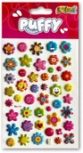 Szkolne artykuły papiernicze - Naklejki puffy Flowers - miniaturka - grafika 1