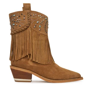 Kowbojki Alma En Pena V250122 Brązowy - Botki damskie - miniaturka - grafika 1