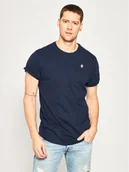 Koszulki męskie - G-Star Raw T-Shirt Lash R T D16396-2653-B111 Granatowy Regular Fit - miniaturka - grafika 1
