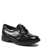Buty dla chłopców - Geox Półbuty J Agata D J8449D 00066 C9999 M Czarny - miniaturka - grafika 1