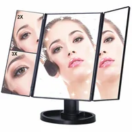 Lusterka do makijażu - Lusterko Kosmetyczne Podświetlane Led Do Makijażu - miniaturka - grafika 1