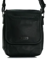 Torby męskie - Torba męska na ramię z ekoskóry - miniaturka - grafika 1