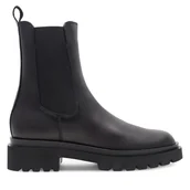 Botki damskie - Sztyblety Gino Rossi SUSAN-26034PE Czarny - miniaturka - grafika 1