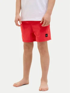 Jack&Jones Junior Szorty kąpielowe Maui 12273847 Czerwony Regular Fit - Stroje kąpielowe dla dziewczynek - miniaturka - grafika 1