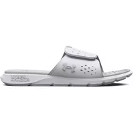 Klapki i japonki damskie - Damskie klapki Under Armour UA W Ignite Pro SL - białe - UNDER ARMOUR - miniaturka - grafika 1