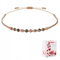 Bransoletki - Bransoletka Damska Koraliki Fasetki Miyuki Delica Kamień Naturalny Radonit - miniaturka - grafika 1