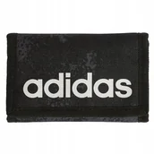 Portfele - Portfel adidas Linear GFX JX1253 czarny one size - miniaturka - grafika 1