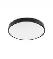 Lampy sufitowe - Lampa Sufitowa Natynkowa 19W 4000K IP44 z Czujnikiem Ruchu Zoe LX Czarna - miniaturka - grafika 1