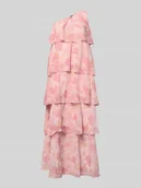 Sukienki - Rozkloszowana sukienka maxi z falbankowym detalem model 'FELICIA' - miniaturka - grafika 1
