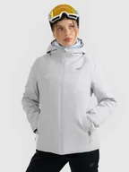 Kurtki damskie - 4F Kurtka narciarska membrana 5000 damska - szara XL - miniaturka - grafika 1