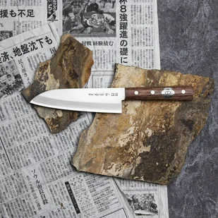 Kanetsune Shirogami #2/SS Nóż Santoku 16,5 cm - Noże kuchenne - miniaturka - grafika 5